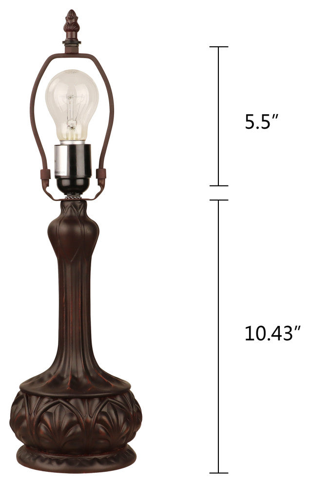 Liaison Tiffany-Style 1-Light Victorian Table Lamp 12" Shade