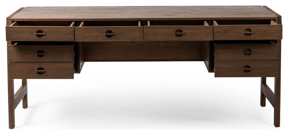 Oakley Desk-Dark Toasted Oak