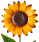 42"H Fall Metal Sunflower Yard Stake(KD