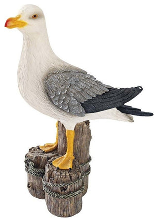 Coastal Seagull Statue Sculpture