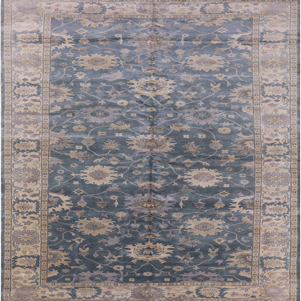 Ahgly Company Indoor Square Mid-Century Modern Area Rugs, 7' Square