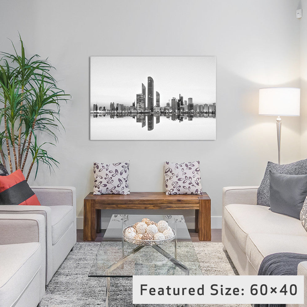 "Urban Reflection" by Akhter Hasan, 26x18x1.5