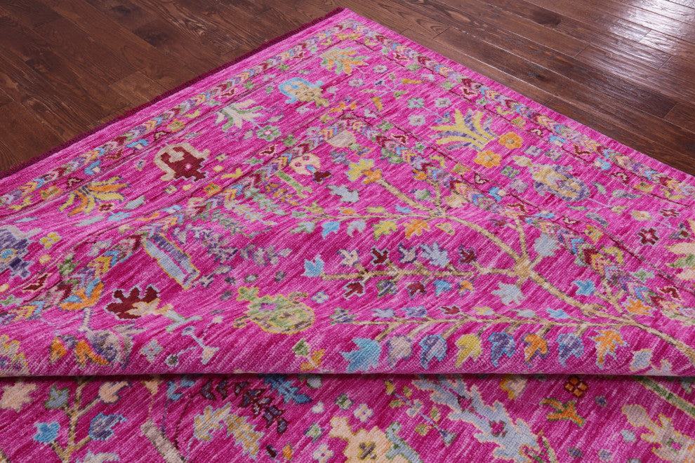 10' 1" X 13' 11" Turkish Oushak Handmade Wool Rug - Q15624