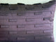Purple Art Silk 12"x18" Solid Color Pintucks Pillows Cover, Plum Stripe