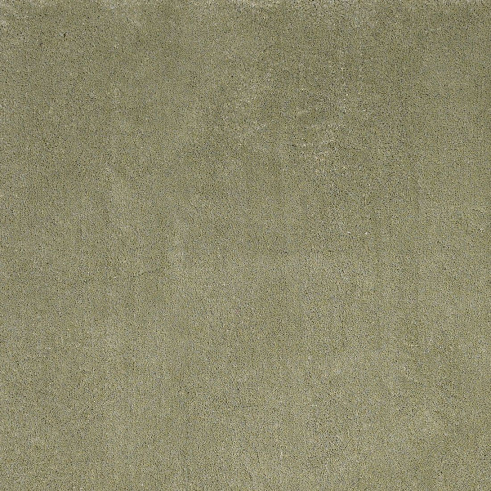 KAS Bliss 1568 Sage Shag Area Rug, 3'3" x 5'3"