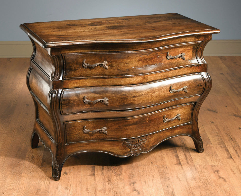 3 Drawer Bombe Chest