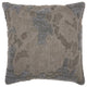 Nourison Home 18"x18" Luminescence Distressed Texture Charcoal Throw Pillows