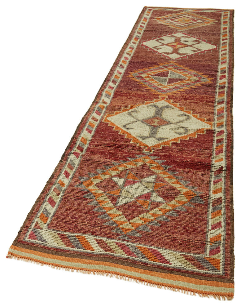Rug N Carpet - Hand-knotted Oriental 2' 11" x 12' 2" Decorative Runner Rug