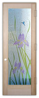 Interior Prehung Door or Interior Slab Door - Iris Hummingbird - Douglas Fir...