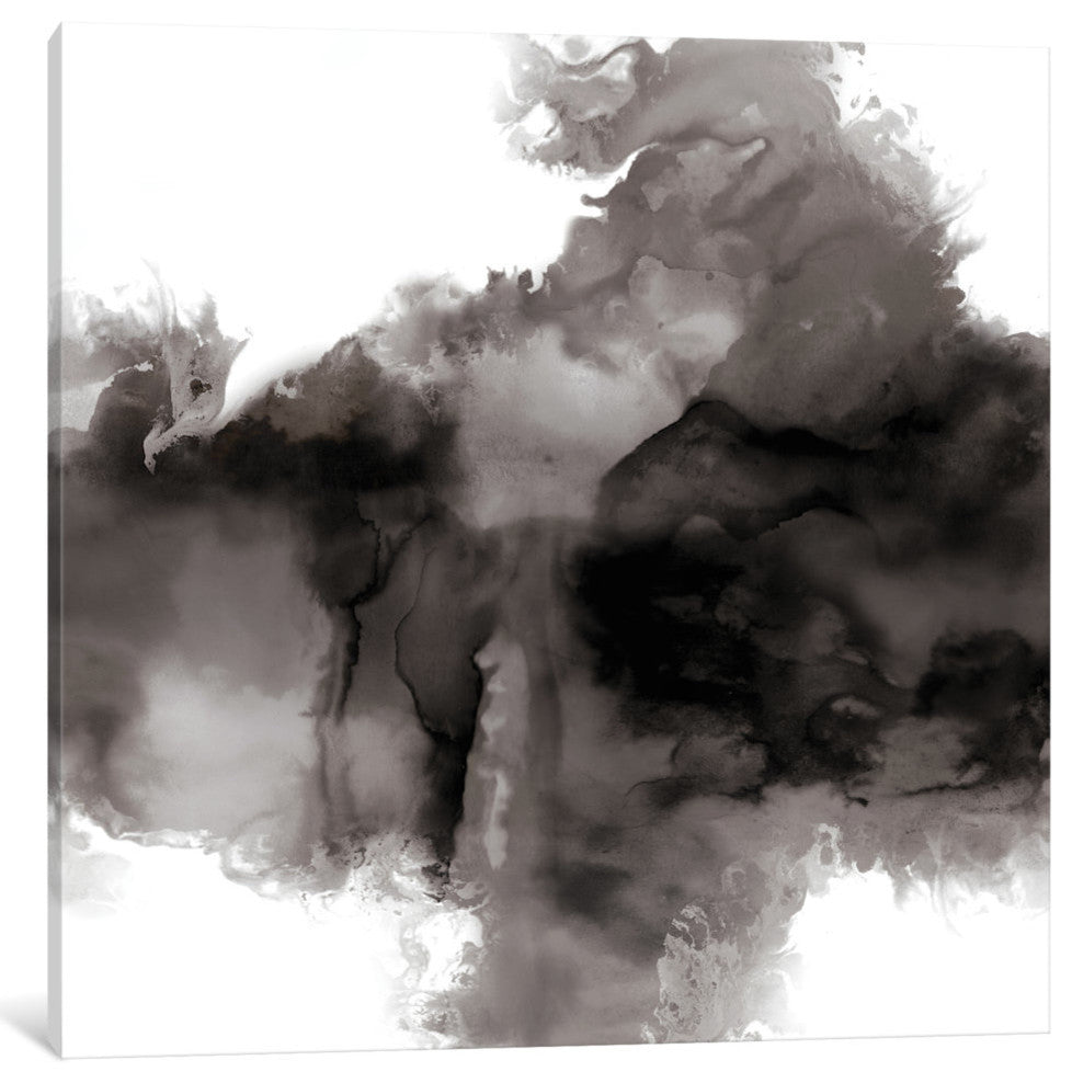 "Derive Noir I" by Daniela Hudson, Canvas Print, 12"x12"