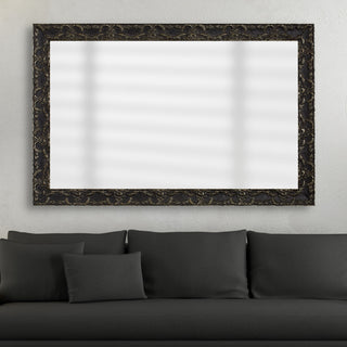 Maricopa Framed Wall Mirror, Black, 20"x36"