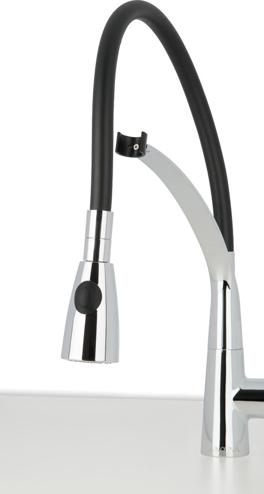 Palermo Pull-Down Kitchen Faucet, Polished Chrome