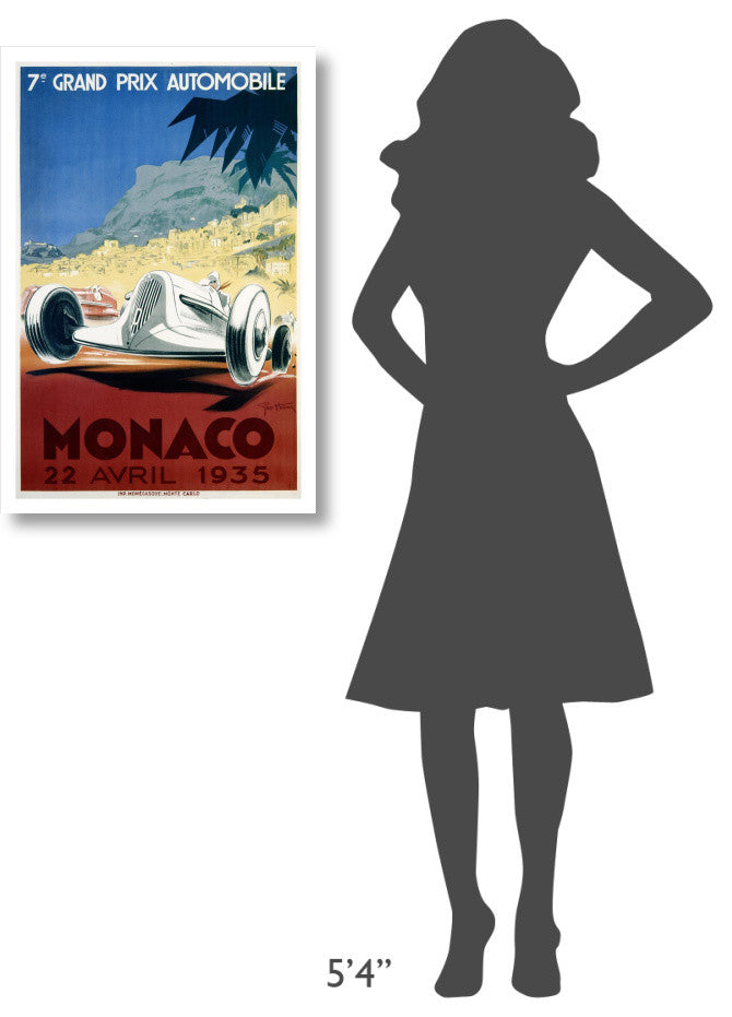 "Monaco / 22 Avril 1935" Digital Paper Print by Geo Ham, 22"x32"