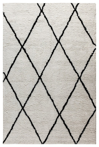 Shag Style Diamond Trellis Area Rug, 5' X 7'