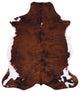 Organic Natural Hair-On Cowhide Area Rug 5' 10" X 5' 1" C1732
