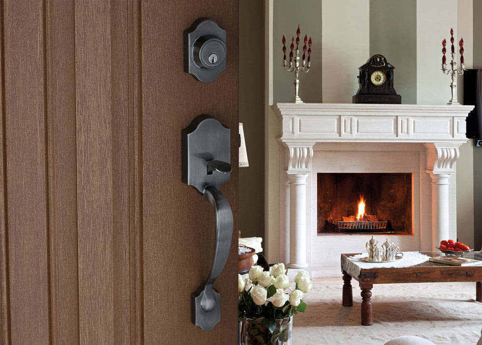 Active Handle Set, Ball Knob Interior Trim, Antique Nickel