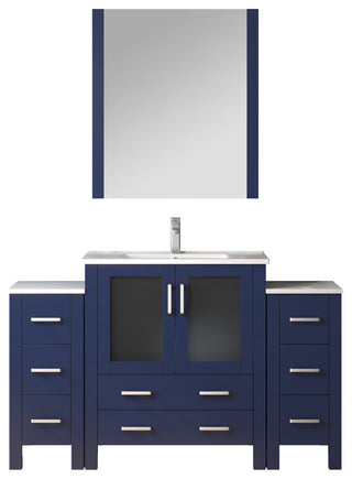 Lexora Volez Bath Vanity, Navy Blue
