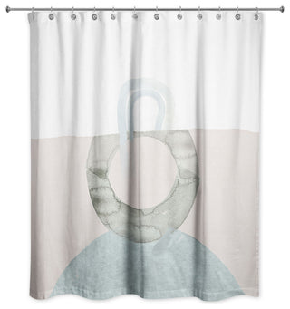 Chic Urban Abstract IV 71"x74" Shower Curtain