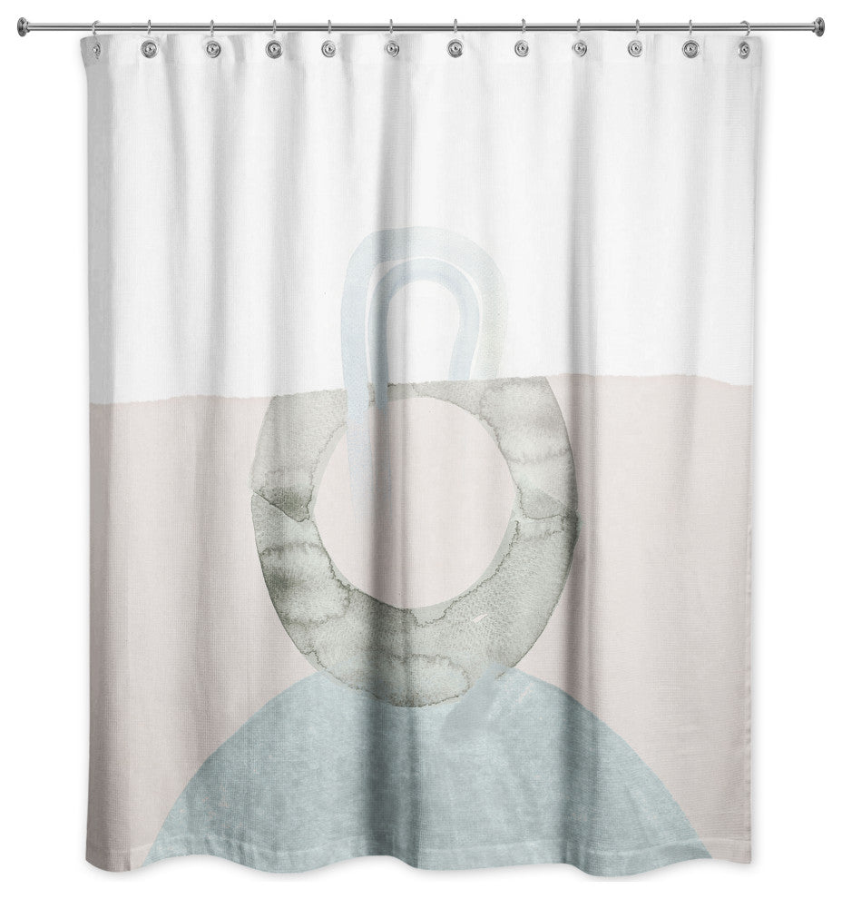 Chic Urban Abstract IV 71"x74" Shower Curtain