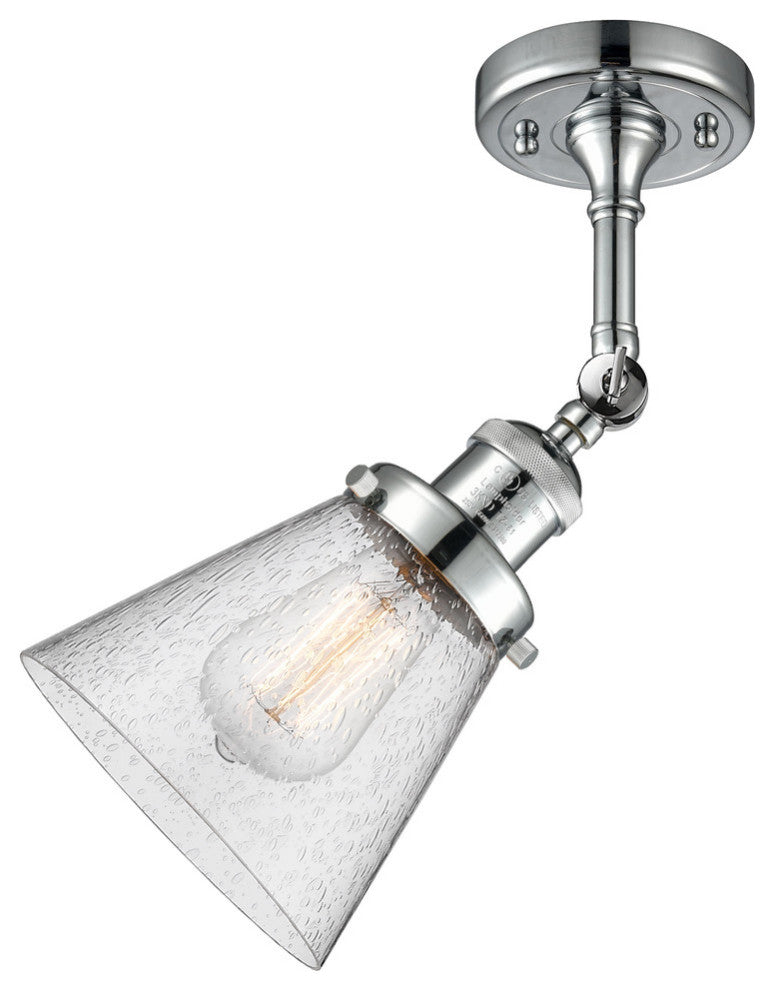 Innovations Lighting 201F-Pc-G64 1 Light Semi-Flush Mount