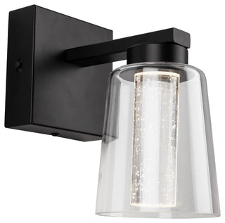 Dalton - 1-Light Bathroom Sconce - Black