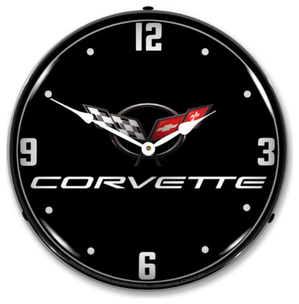 GM19091019 C5 Corvette Black Tie Clock