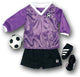 18" Dolls Soccer Outfit 6-Piece Set with Ball