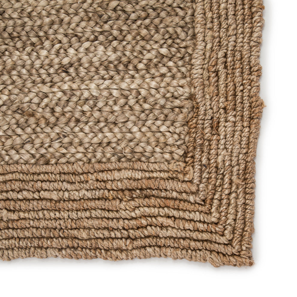 Jaipur Living Aboo Natural Solid Beige Area Rug, 2'x3'