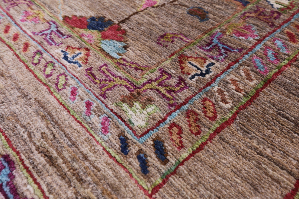 Hand Knotted Persian Tabriz Wool Rug 3' 7" X 4' 10" Q10030