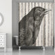 Spooky Crow 71"x74" Shower Curtain