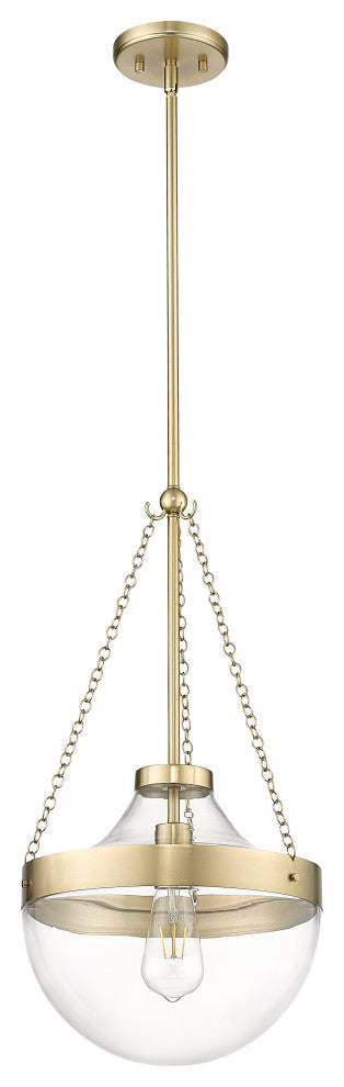 Clarra 1 Light 12 in. Modern Gold Pendant