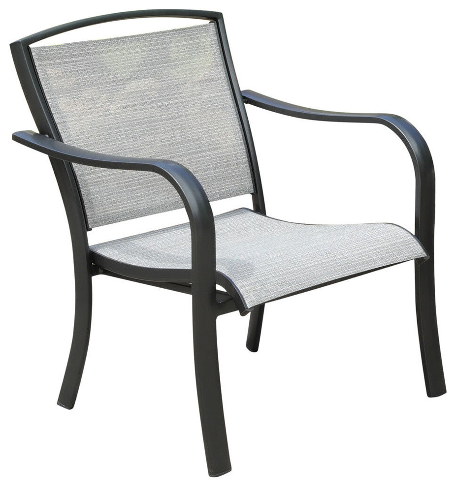 Foxhill All-Weather Aluminum Lounge Chair With Sunbrella Sling Fabric