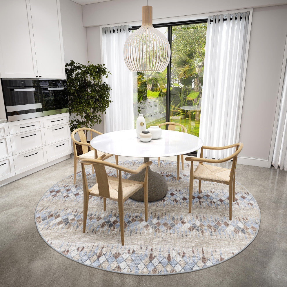 Dalyn Winslow WL5 Taupe 10'x10' Round Rug