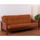 Blazing Needles Renewal 5" Twill Full Futon Mattress, Spice