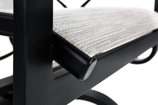 Palazzo Sling High Back Swivel Balcony Stool, Regular