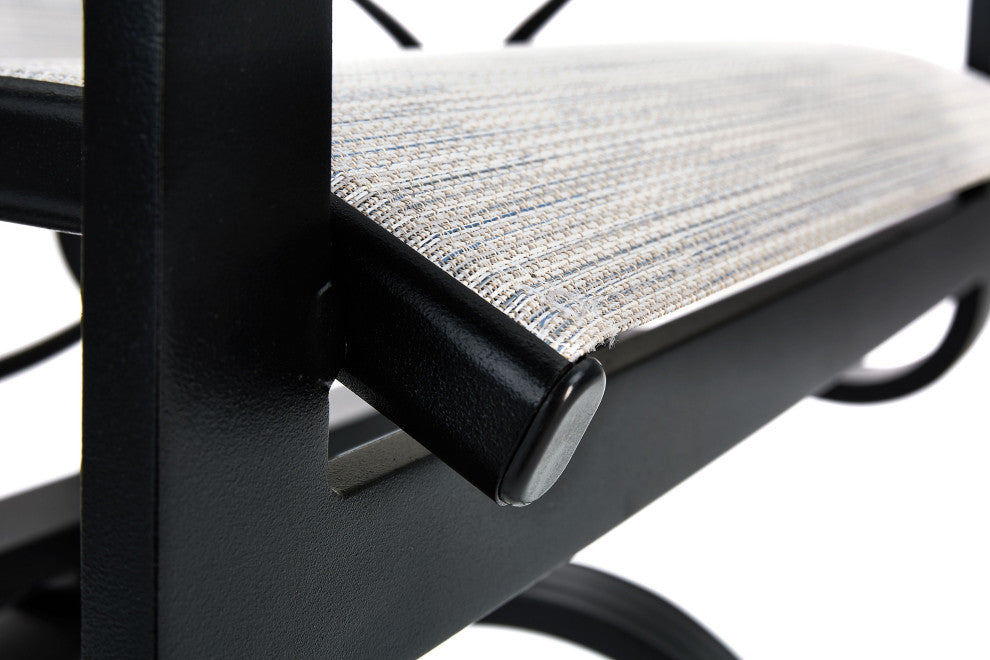 Palazzo Sling High Back Swivel Balcony Stool, Regular