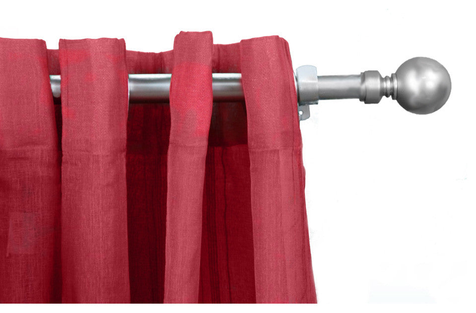 Extendable Curtain Rod Set 50 to 82 L -Diam