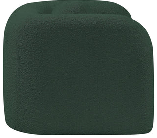 Emory Boucle Fabric Upholstered Upholstered Chair, Green