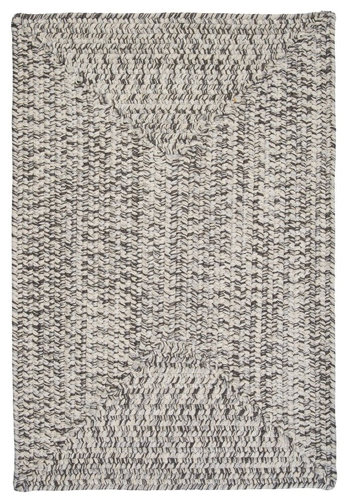 Corsica CC19 Silver Shimmer Indoor/Outdoor Area Rug, Rectangular 4'x6'
