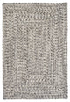 Corsica CC19 Silver Shimmer Indoor/Outdoor Area Rug, Rectangular 4'x6'