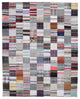 Rug N Carpet - Handmade Turkish 9' 1'' x 11' 5'' Tribal Patchwork Kilim Rug