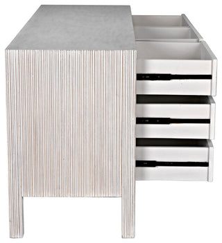 Conrad 9 Drawer Dresser, White Wash