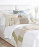 Apana Linen Embroidered Throw Pillow by Kosas Home, 22x22