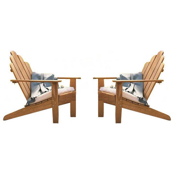 QTY 2, Teak Adirondack Chair