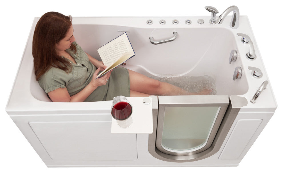 Ella Ultimate 30"x60" Acrylic Triple Massage Walk-In-Bathtub,Fast Fill Faucet