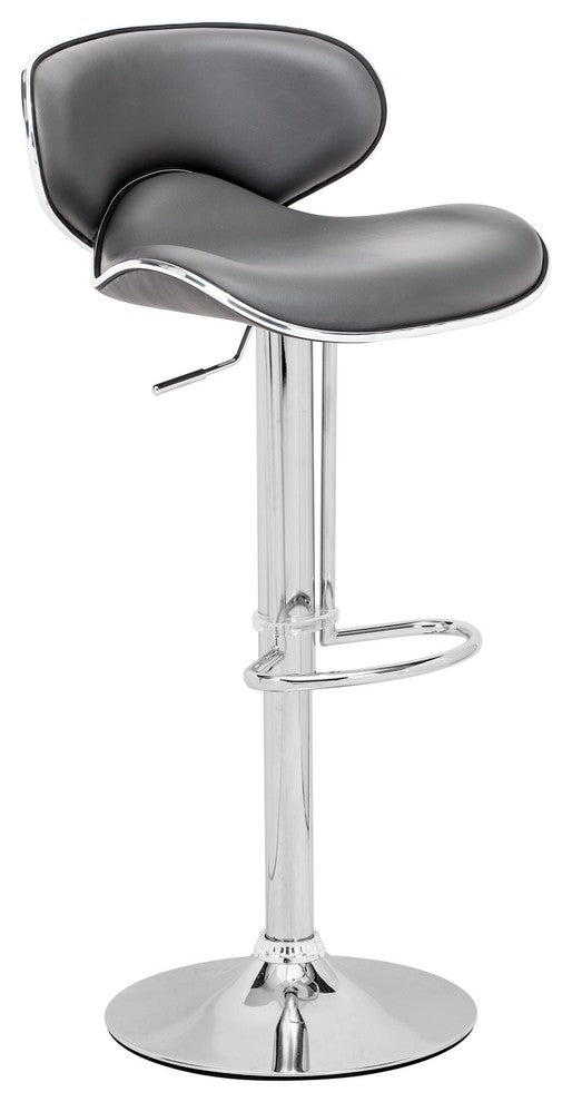 Zuo Modern Fly Bar Chair Gray