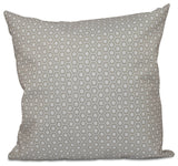 Geometric Decorative Pillow, Oatmeal, 18"x18"