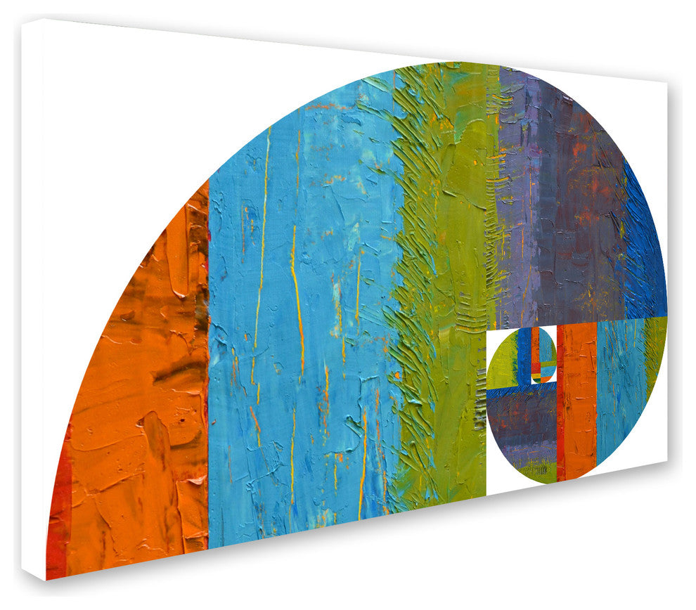 Michelle Calkins ''Fibonacci Spiral'' Canvas Art, 16x24