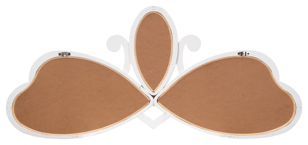 Scroll Mirror, White