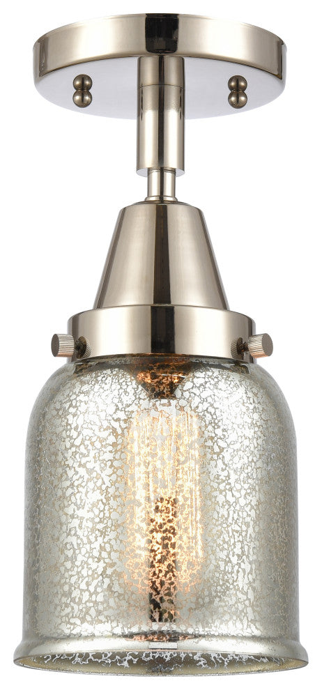 Innovations Lighting 447-1C-PN-G58-LED Small Bell 1 Light 5" Flush Mount